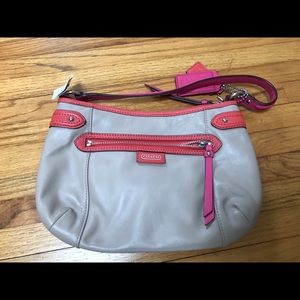 NWT Coach Leather Shoulder Crossbody Swingpack